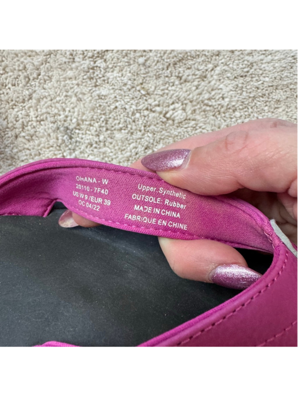 Olukai Ohana Water Resistant Lightweight Flip Flop Sandals 9 - Picture 8 of 8